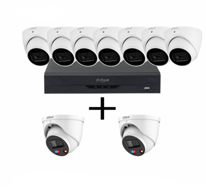 Dahua 8MP DH-IPC-HDW3866EMP-S-AUS Kit (NO HDD)  With TiOC Camera DH-IPC-HDW3649H-AS-PV-ANZ,  DHI-NVR4104HS-P-AI/ANZ, NVR4108HS-8P-AI/ANZ