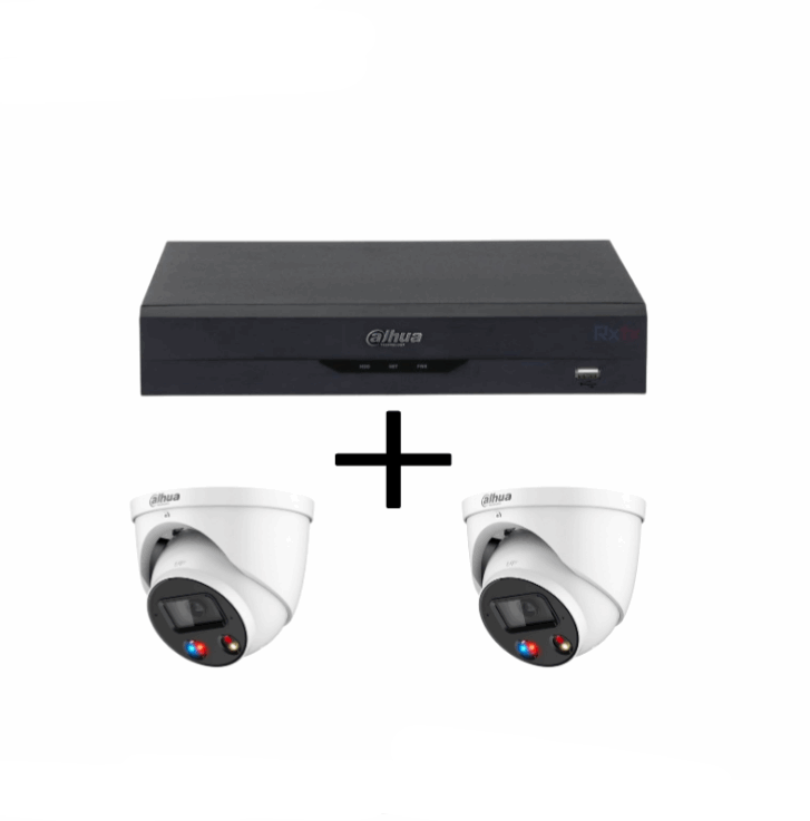 Dahua 8MP DH-IPC-HDW3866EMP-S-AUS Kit (NO HDD)  With TiOC Camera DH-IPC-HDW3649H-AS-PV-ANZ,  DHI-NVR4104HS-P-AI/ANZ, NVR4108HS-8P-AI/ANZ