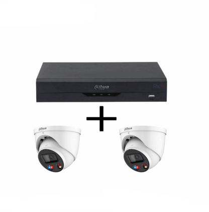 Dahua 8MP DH-IPC-HDW3866EMP-S-AUS Kit (NO HDD)  With TiOC Camera DH-IPC-HDW3649H-AS-PV-ANZ,  DHI-NVR4104HS-P-AI/ANZ, NVR4108HS-8P-AI/ANZ