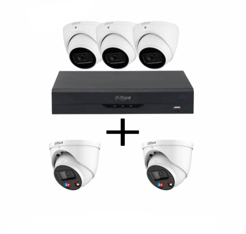 Dahua 8MP DH-IPC-HDW3866EMP-S-AUS Kit (NO HDD)  With TiOC Camera DH-IPC-HDW3649H-AS-PV-ANZ,  DHI-NVR4104HS-P-AI/ANZ, NVR4108HS-8P-AI/ANZ
