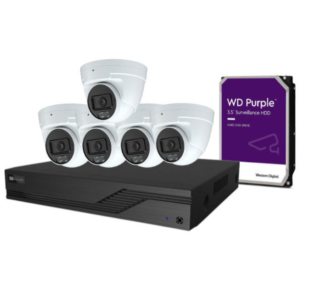OFFER*  AINIA 8x 6MP CCTV Kit with 8 Channel NVR IPC-T360-LED-ANZ, GET 1 Camera For FREE