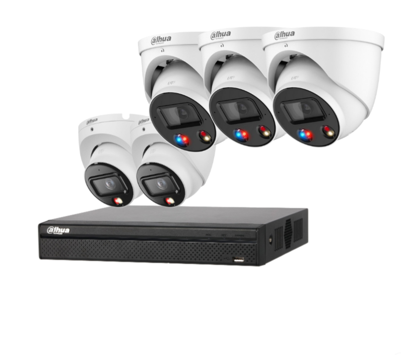 Dahua upto x4 8MP (4K) Camera Kit Choose Standard, TiOC and HDD. DH-IPC-HDW3867EM-S-IL-ANZ, IPC-HDW3849H-AS-PV-ANZ-S2