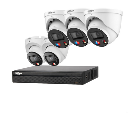 Dahua upto x4 8MP (4K) Camera Kit Choose Standard, TiOC and HDD. DH-IPC-HDW3867EM-S-IL-ANZ, IPC-HDW3849H-AS-PV-ANZ-S2