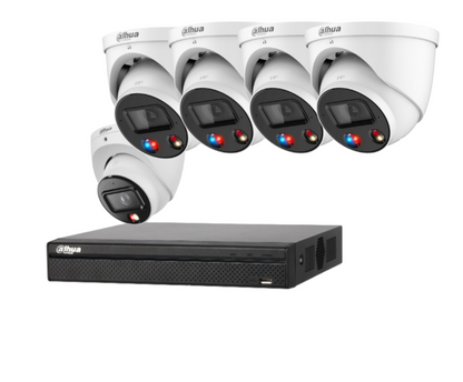 Dahua upto x4 8MP (4K) Camera Kit Choose Standard, TiOC and HDD. DH-IPC-HDW3867EM-S-IL-ANZ, IPC-HDW3849H-AS-PV-ANZ-S2