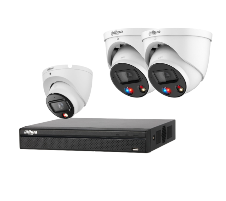 Dahua upto x4 8MP (4K) Camera Kit Choose Standard, TiOC and HDD. DH-IPC-HDW3867EM-S-IL-ANZ, IPC-HDW3849H-AS-PV-ANZ-S2