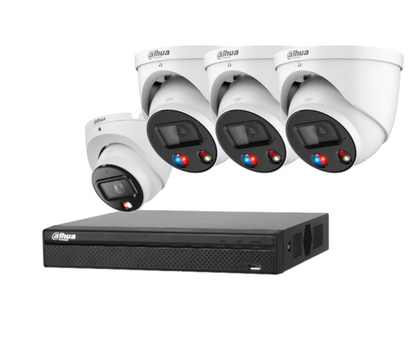 Dahua upto x4 8MP (4K) Camera Kit Choose Standard, TiOC and HDD. DH-IPC-HDW3867EM-S-IL-ANZ, IPC-HDW3849H-AS-PV-ANZ-S2