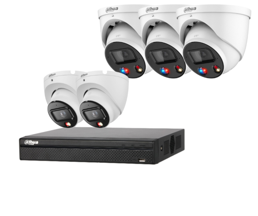 Dahua upto x4 8MP (4K) Camera Kit Choose Standard, TiOC and HDD. DH-IPC-HDW3867EM-S-IL-ANZ, IPC-HDW3849H-AS-PV-ANZ-S2