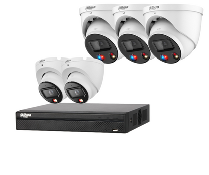 Dahua upto x4 8MP (4K) Camera Kit Choose Standard, TiOC and HDD. DH-IPC-HDW3867EM-S-IL-ANZ, IPC-HDW3849H-AS-PV-ANZ-S2