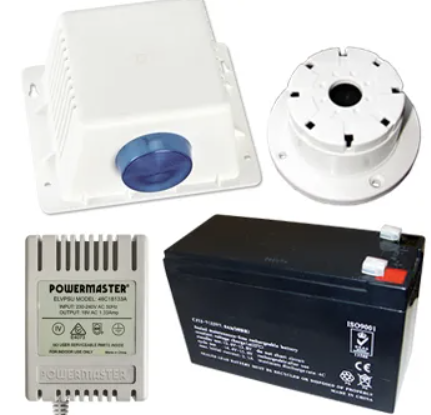 Bosch Solution 4000 Alarm Kit with ICP-SOL4-P Panel, IUI-SOL-TS5 Touchscreen Keypad, 3x ISC-BPR2-W12 PIR Detectors & Siren Kit – K4000-3PIR-TS