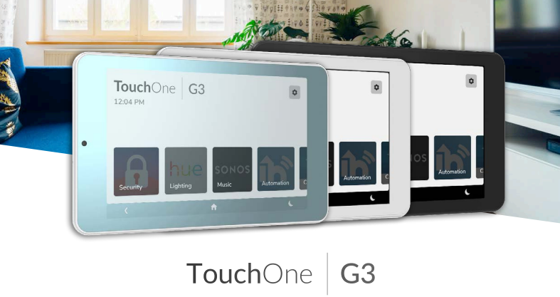 EIGHT TouchOne G3, 7" Automation Touch Screen – White | Android 10, Wall-Mountable, 64-Bit Quad Core Processor
