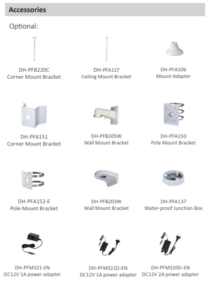 Dahua DH‑IPC‑HDW3867T‑ZS‑IL‑ANZ – 8MP Smart Dual Light Vari‑focal Eyeball WizSense IP Security Camera (Starlight, AI Perimeter, IP67)