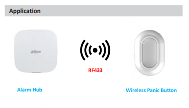 Dahua DHI‑ARD821‑W2 Wireless Panic Button AirShield – Reliable Emergency Alert Device