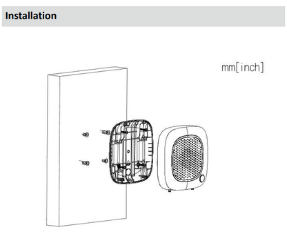Dahua DHI‑ARA14‑W2 Wireless Intercom Siren – Two-Way Audio, High-Decibel Alarms, and Remote Panic Function, AIRSHIELD