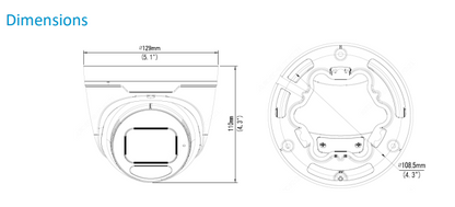 Uniview IPC3638SB-ADZK-I0 8MP HD LightHunter IR Varifocal Eyeball Network Camera Prime Series, Motorised