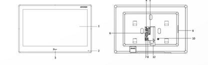 Hikvision DS-KH9510-WTE1(B) IP Video Intercom Indoor Station – 10.1” Touchscreen with Android System for Integrated Security Control room station