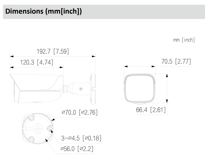 Dahua DH-IPC-HFW3667E-AS-IL-ANZ 6MP Smart Dual Light WizSense Fixed-Focal Bullet Network Camera
