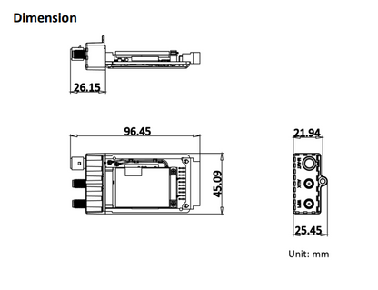 Hikvision HIK-AE-MP1460 Mobile Wireless Module – 4G LTE & 5GHz WiFi Expansion for Mobile NVR/DVR