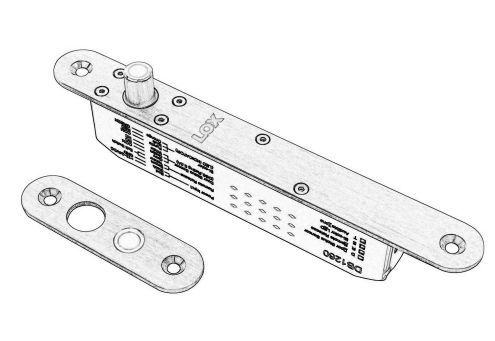 LOX DB1260PTO Electric Drop Bolt – Fail Secure Power to Open, Mortice Mount, Door Monitoring, 300kg Holding Force, 12/24VDC, 4-Hour Fire Rated