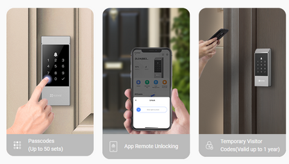 EZVIZ DL04 Smart Deadbolt Lock – Keyless Wi-Fi Door Lock with Passcode Unlock, EZVIZ App Remote Control, Auto-Lock, Anti-Tamper Alarm & Type-C Emergency Power