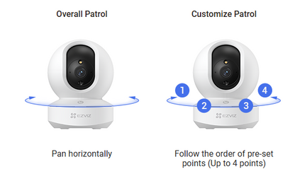 EZVIZ TY1 Pro 3K Type-C Pan & Tilt Smart Home Camera Indoor Wi-Fi Camera with 3K Resolution, Smart Human Detection, Auto-Zoom Tracking, Colour Night Vision & 512GB MicroSD Support