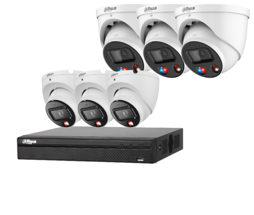 Dahua upto x4 8MP (4K) Camera Kit Choose Standard, TiOC and HDD. DH-IPC-HDW3867EM-S-IL-ANZ, IPC-HDW3849H-AS-PV-ANZ-S2