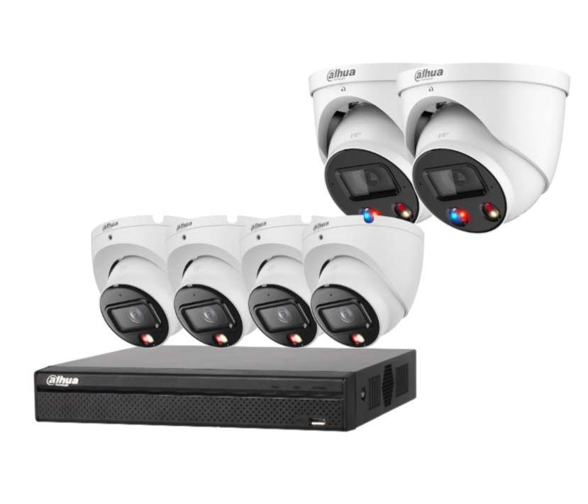 Dahua upto x4 8MP (4K) Camera Kit Choose Standard, TiOC and HDD. DH-IPC-HDW3867EM-S-IL-ANZ, IPC-HDW3849H-AS-PV-ANZ-S2