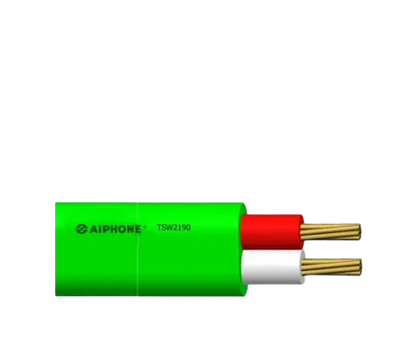 AIPHONE KB Wire Polyethylene Cable – 0.9mm Dia Conductor, Green, 200m Roll | Suits All Aiphone Video Intercoms
