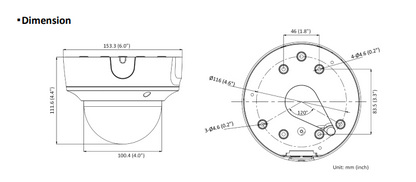 Hikvision DS‑2CD2766G2T‑IZS – 6 MP AcuSense Motorized Varifocal Dome Network Camera, DarkFighter, IP67/IK10, Human & Vehicle Classification