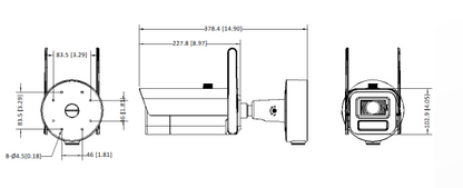 Hikvision iDS-2CD7A46G2/P-IZHS(Y) 4MP DeepinView ANPR Moto Motorised Varifocal Bullet Camera – DarkFighter 2.0, 150dB WDR, H.265+, IP67/IK10