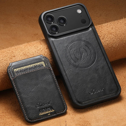 Faux Leather iPhone Cardholder Case