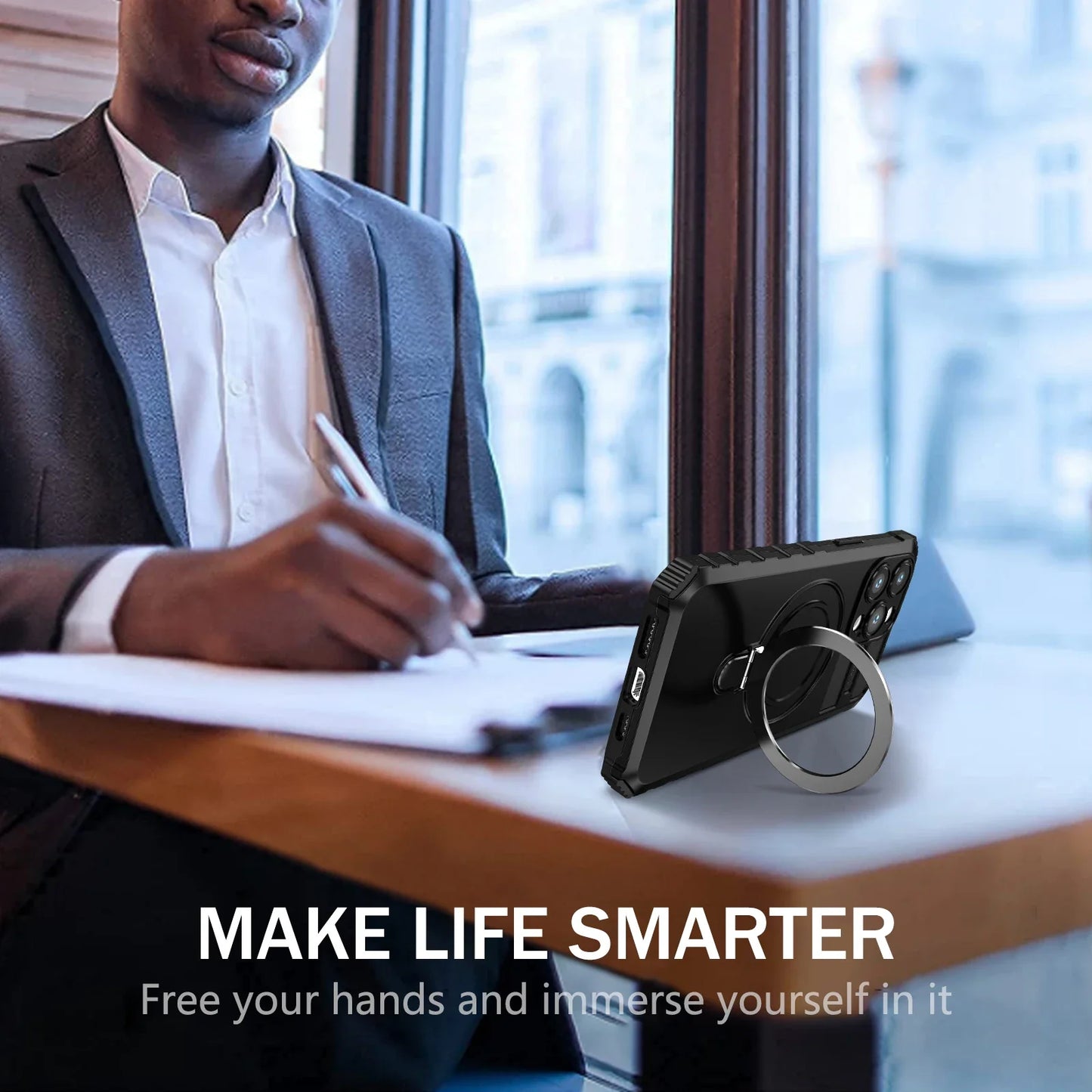 iPhone 16/15 MagSafe Ringholder Case