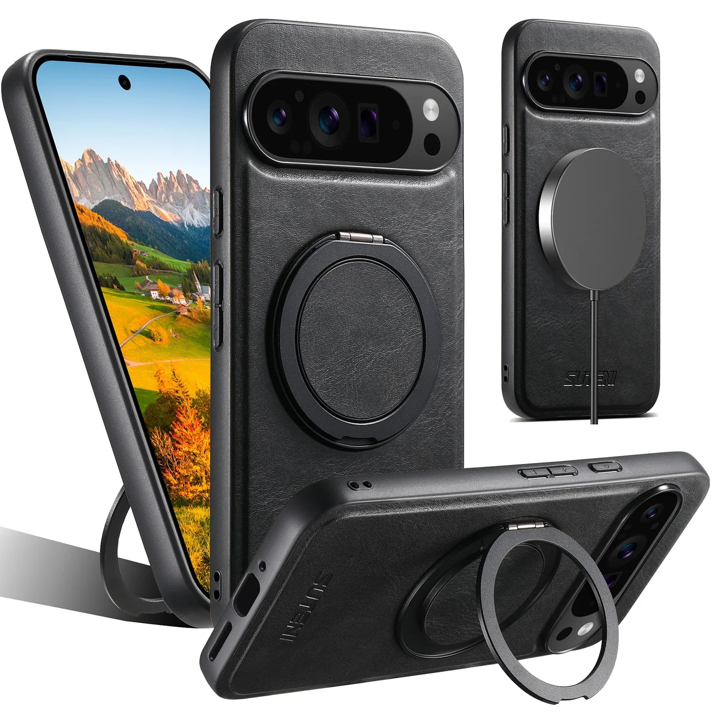 Google Pixel Magnetic Ring Holder Case