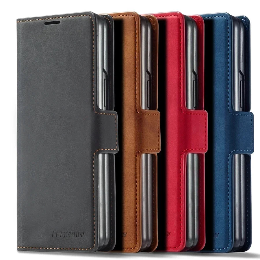 PU Leather Samsung Z Fold Wallet Case