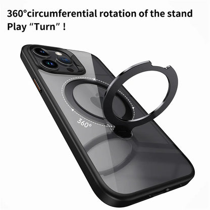 Shockproof iPhone MagSafe Ring Holder Case
