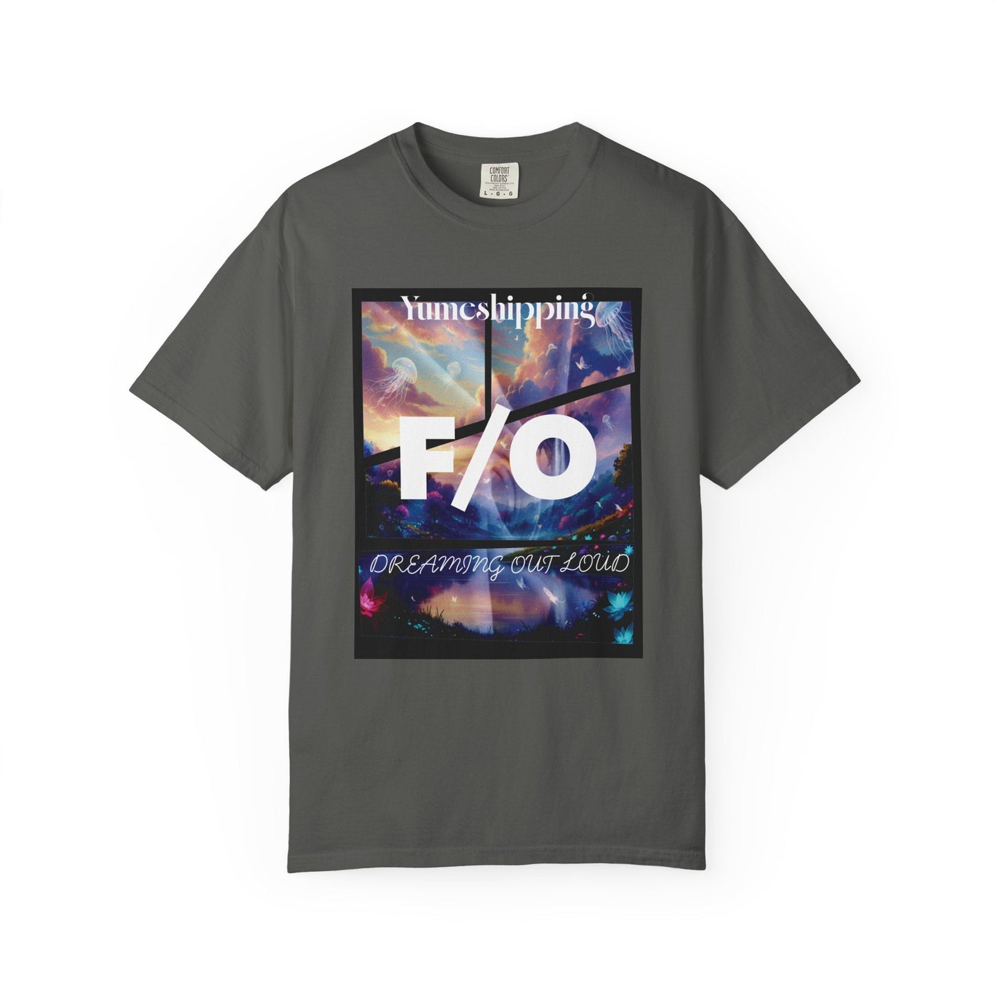 Yumeshipping Graphic Tee  Dreaming Out Loud F/O Self-Ship Shirt  Anime Fantasy Night Sky