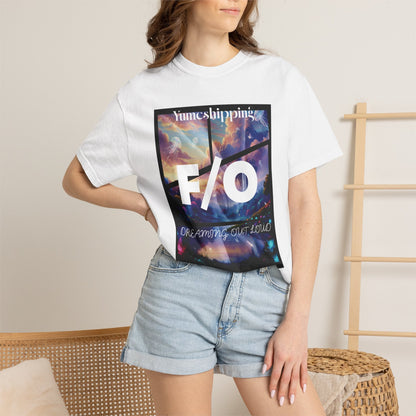 Yumeshipping Graphic Tee  Dreaming Out Loud F/O Self-Ship Shirt  Anime Fantasy Night Sky