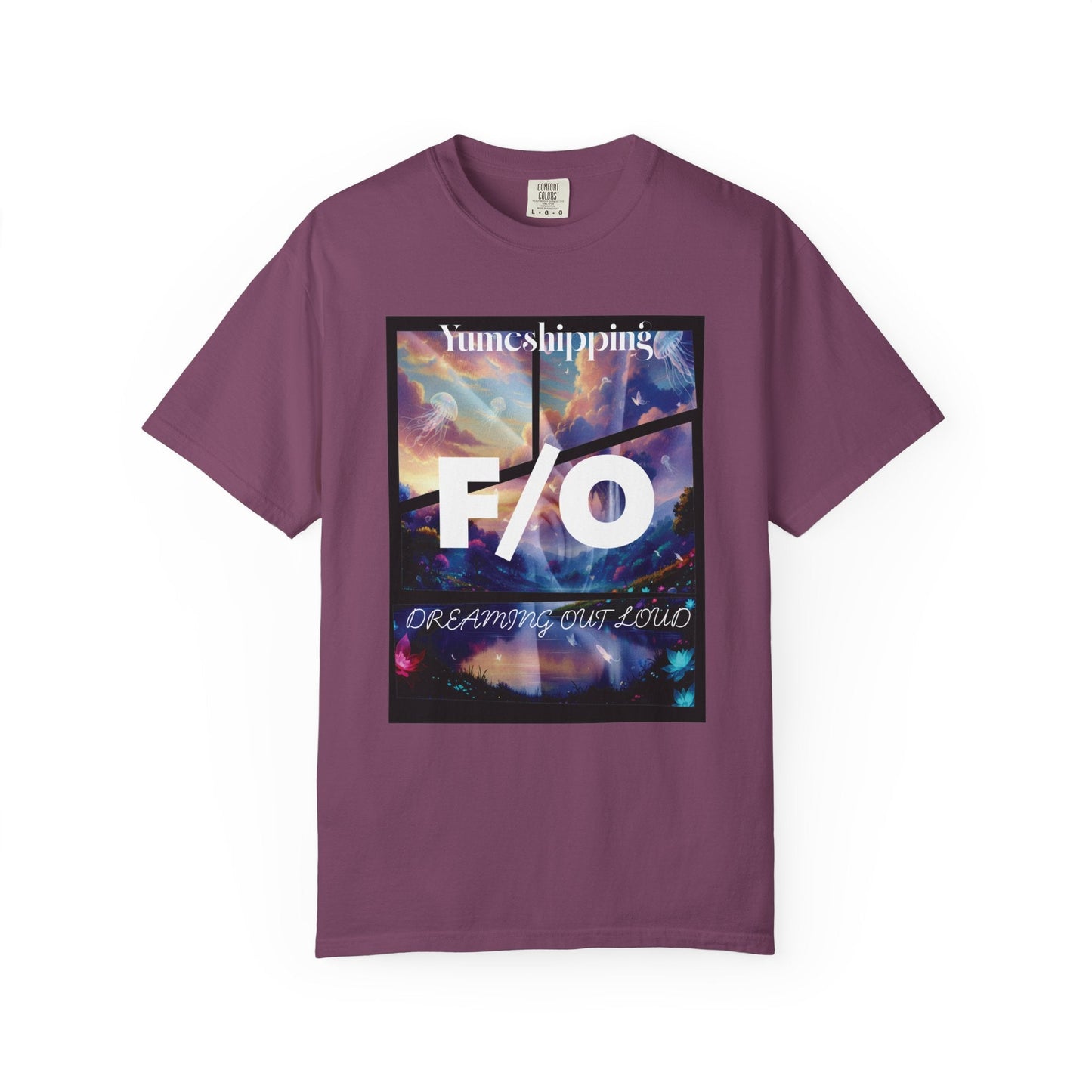 Yumeshipping Graphic Tee  Dreaming Out Loud F/O Self-Ship Shirt  Anime Fantasy Night Sky