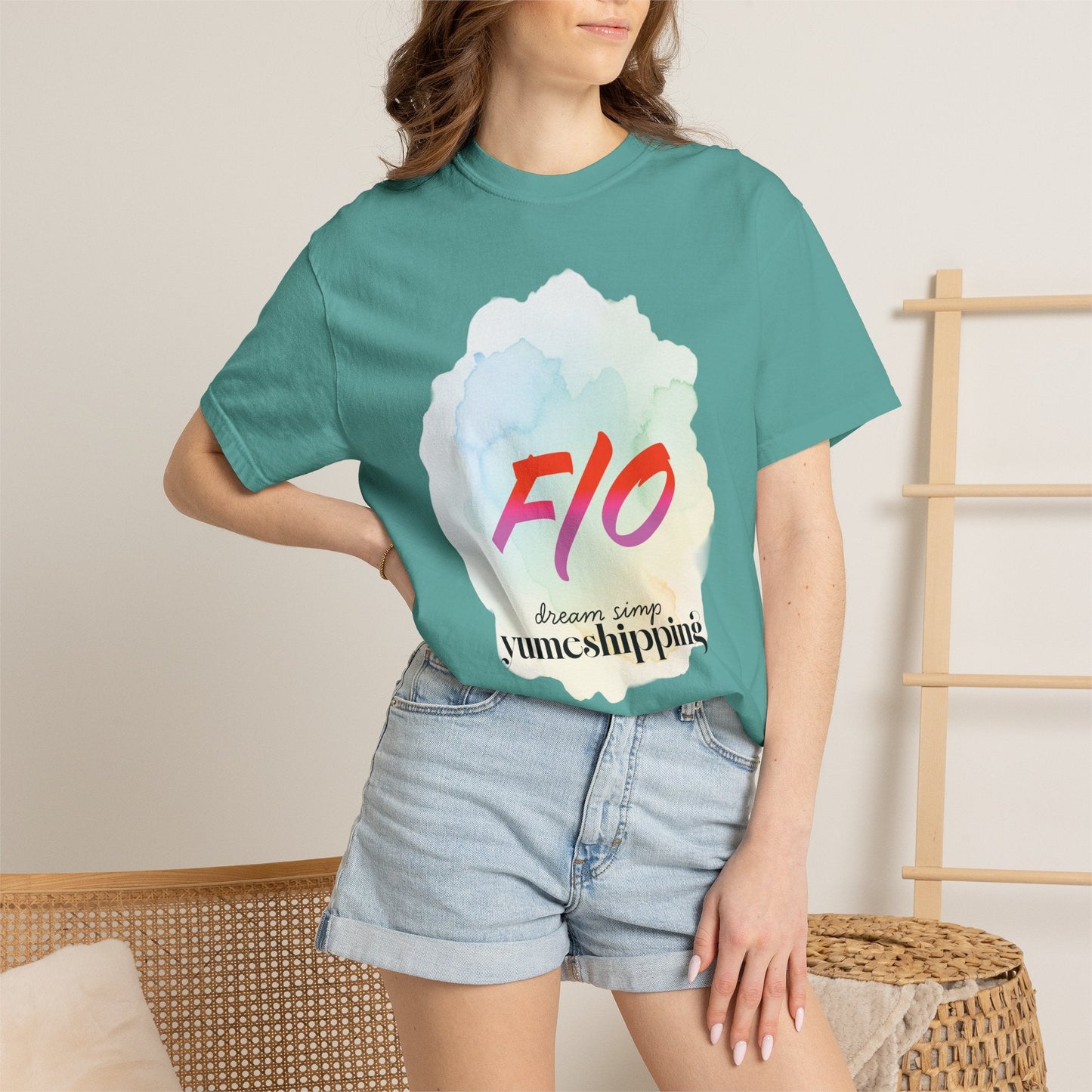 Yume Tee Dream Stamp Watercolor Graphic T-Shirt | Yume Self-Shipping
