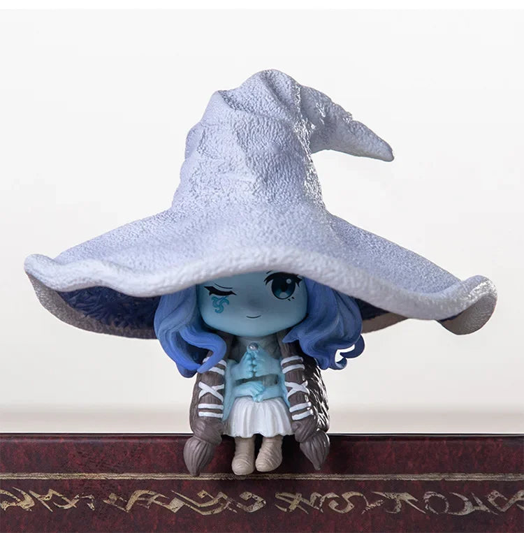 Mystical Witch Figurine Collectible - 7cm Handmade Fantasy Character Action Figure Doll