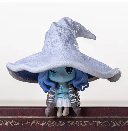 Mystical Witch Figurine Collectible - 7cm Handmade Fantasy Character Action Figure Doll