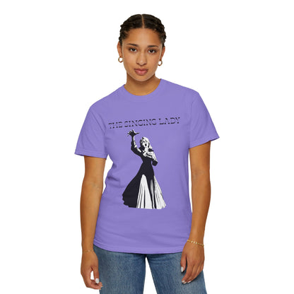 The Singing Lady T-Shirt — Vintage Silhouette Music Tee