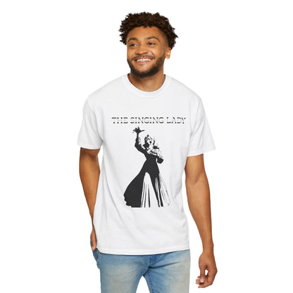 The Singing Lady T-Shirt — Vintage Silhouette Music Tee