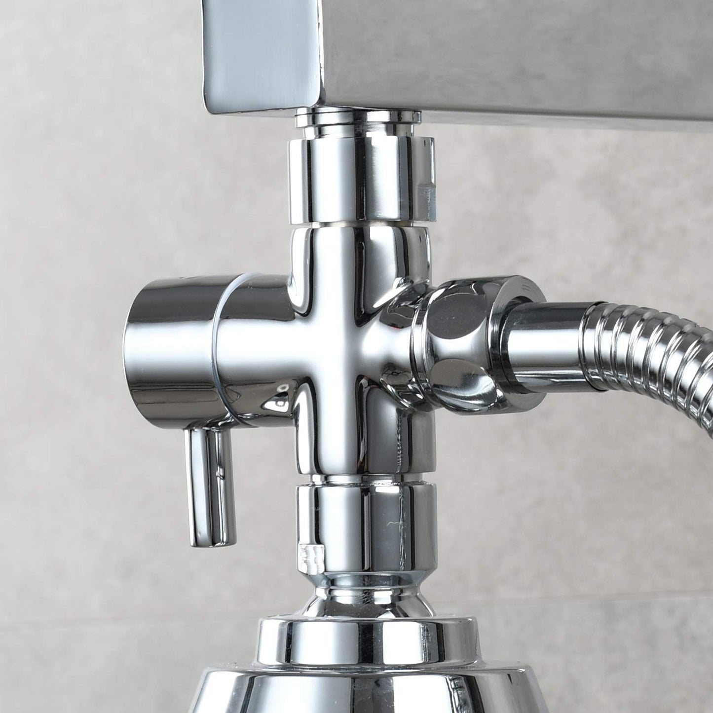 Shower showerhead, water divider, four in and four out corner valve, washing machine adapter accessories