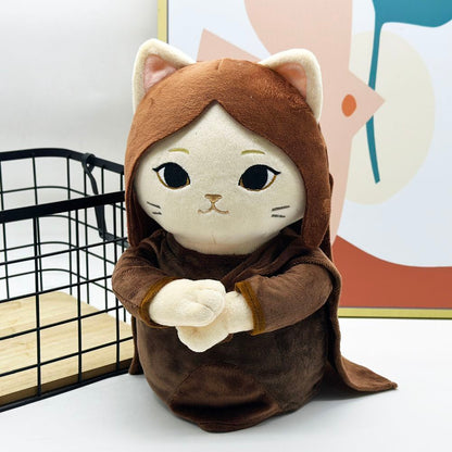 Meow-Na Lisa Plush  Meme Plush Viral Internet Meme Handmade Plush 29cm