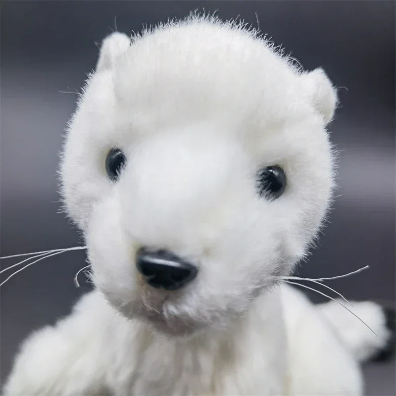 Lifelike Stoat Plush Toy 10 Inch /25 cm High Fidelity Ermine Stuffed Animal  Best Ferret Plush Toys for Kids & Collectors