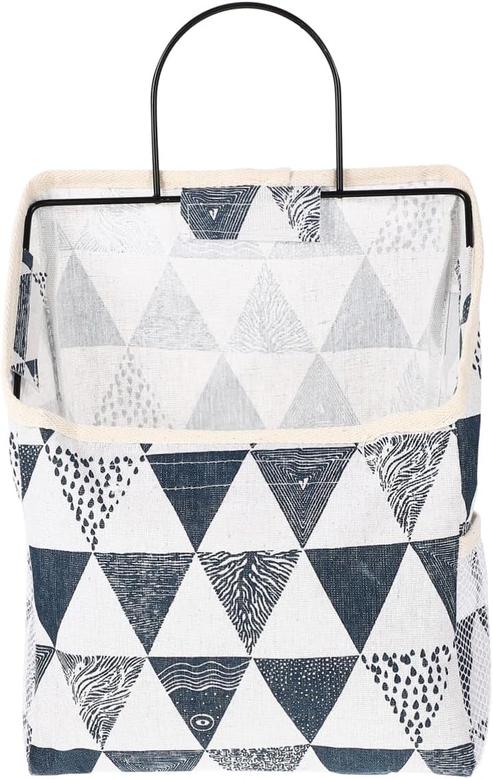 Single pocket wall hanging fabric organizer, durable and space-saving design, perfect for bedroom, dorm, bathroom and office storage.Ideal for students, organizers and homeowners