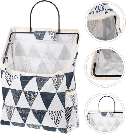 Single pocket wall hanging fabric organizer, durable and space-saving design, perfect for bedroom, dorm, bathroom and office storage.Ideal for students, organizers and homeowners