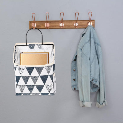 Single pocket wall hanging fabric organizer, durable and space-saving design, perfect for bedroom, dorm, bathroom and office storage.Ideal for students, organizers and homeowners