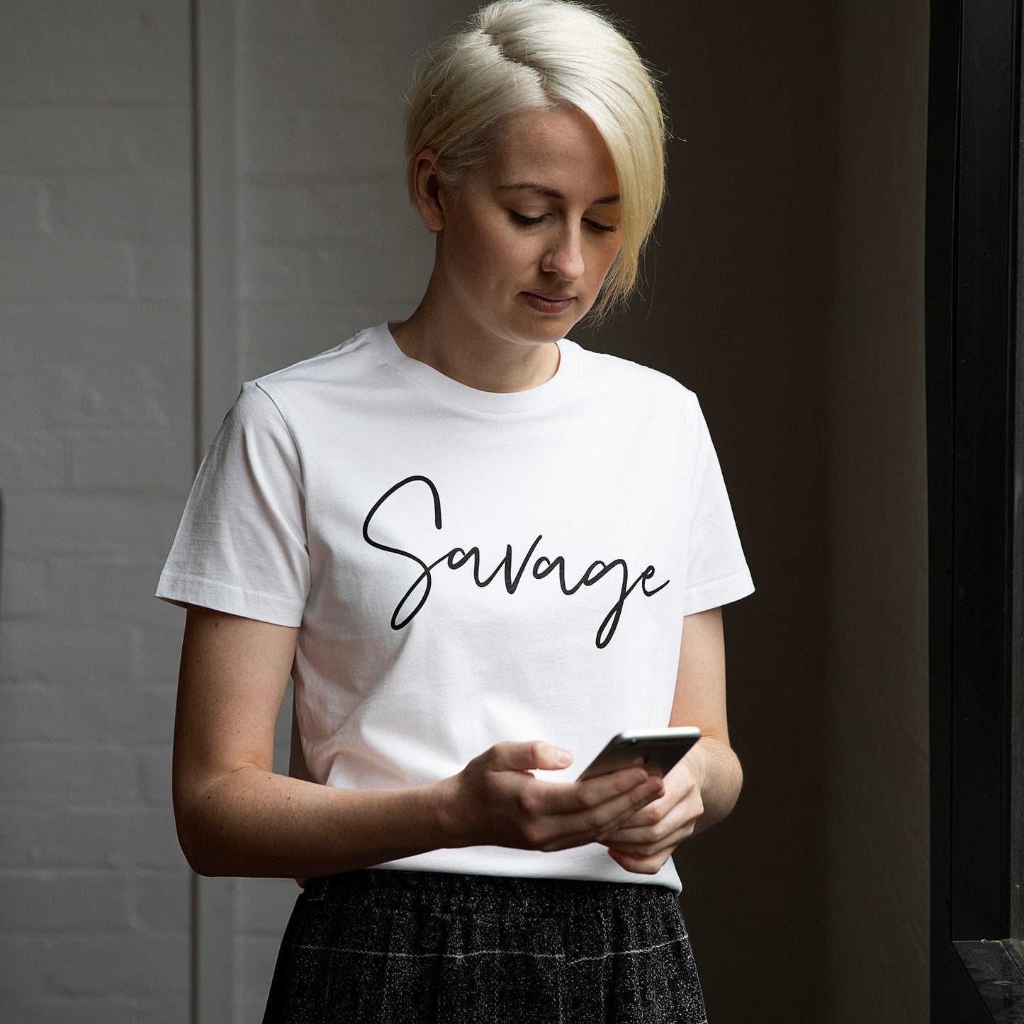 Savage Slogan Tee