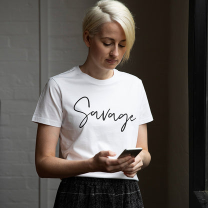Savage Slogan Tee